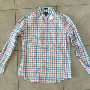 NWT J. Crew men’s button down size L slim